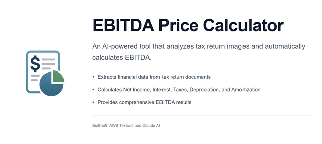 AI EBITDA Calculator