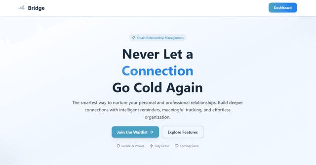 Personal Network CRM